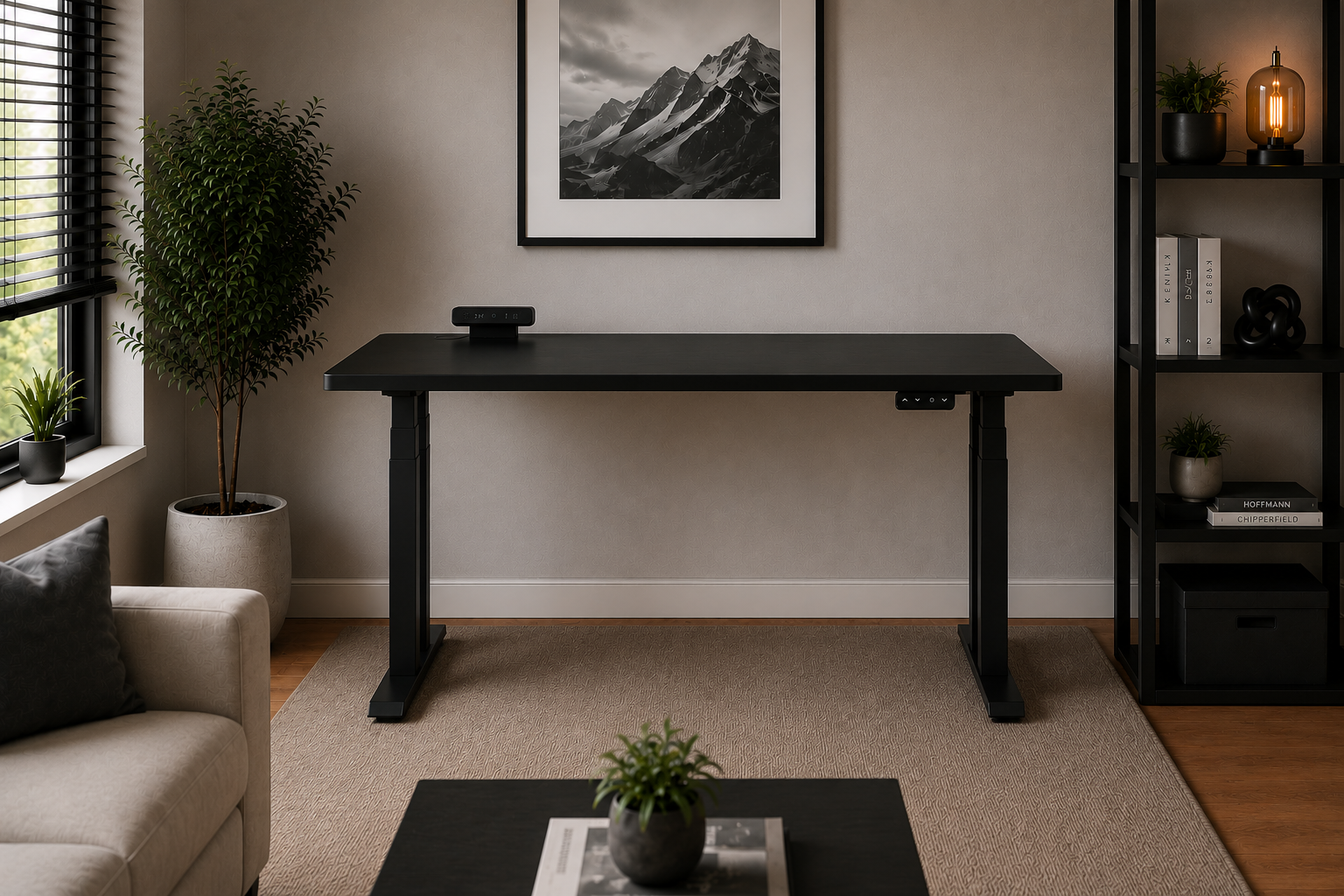 Axis Monolith height-adjustable office & computer desk — product view 4