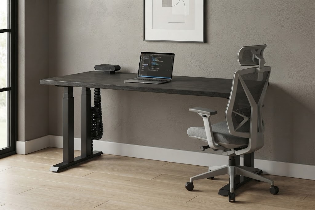 Axis Monolith height-adjustable office & computer desk