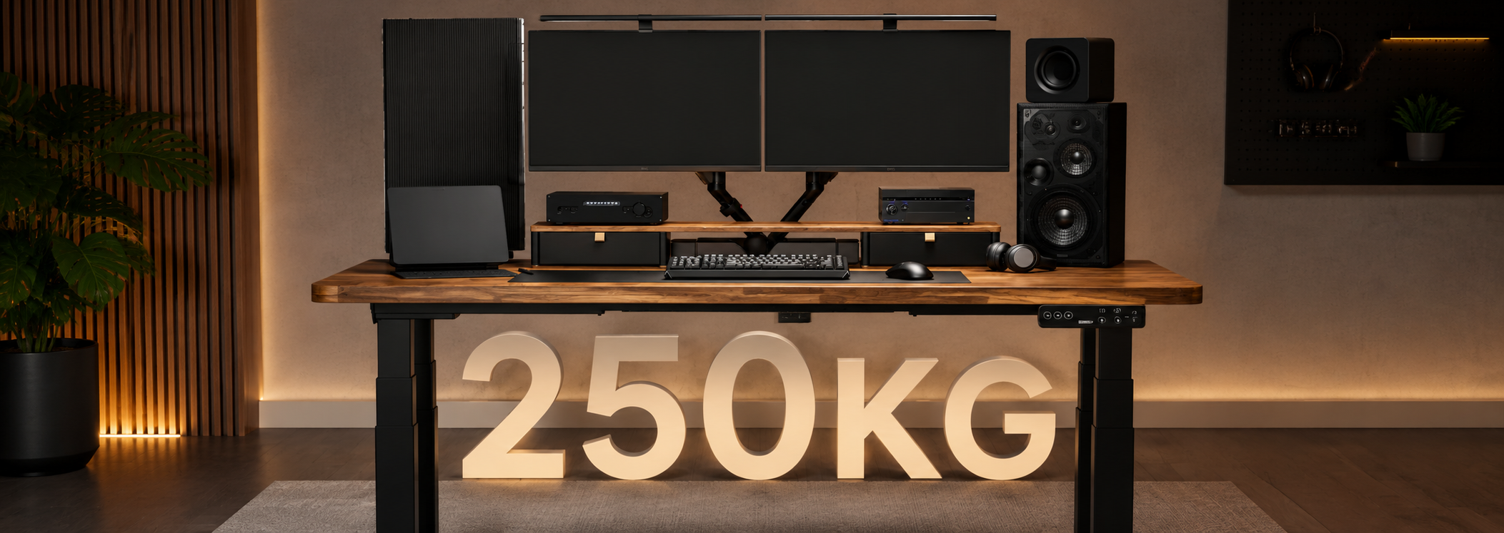 Axis Monolith height-adjustable office & computer desk — product view 3