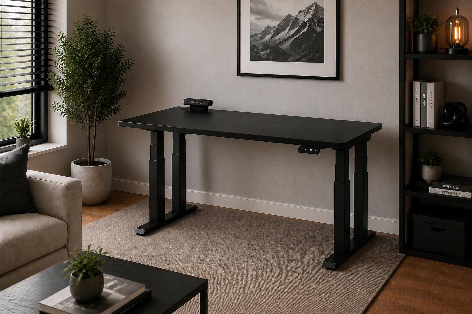 Axis Monolith height-adjustable office & computer desk — product view 6